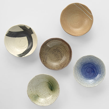 Bowl Set 5pcs 16cm Regional Glazes