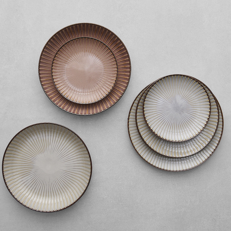 Side Plate 20.5cm White Sendan Glaze