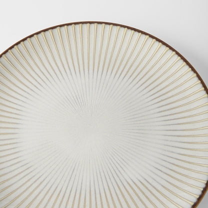 Dinner Plate 23.5cm White Sendan Glaze
