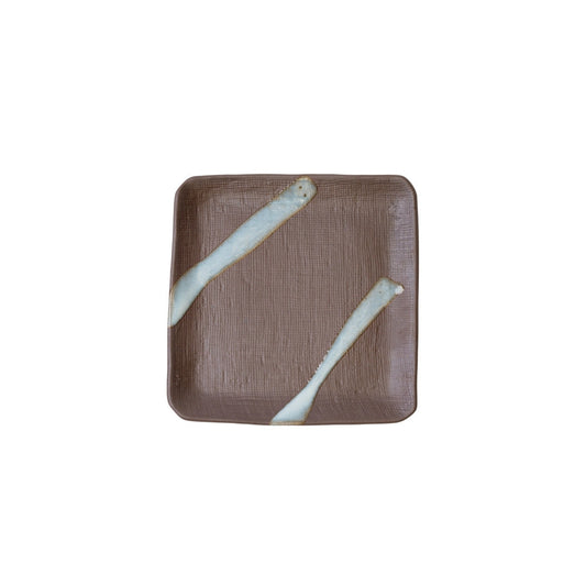 Saucer Apex 12.8cm Cloud Blue Bisque Glaze