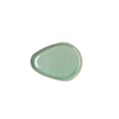 Saucer Arc Green Glaze
