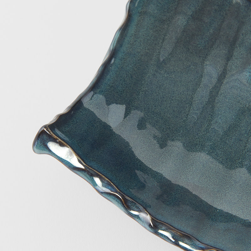 Sushi Plate Swept Side 26cm Neptune Glaze