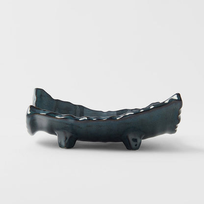 Sushi Plate Swept Side 26cm Neptune Glaze