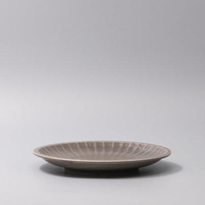 Plate 21.4cm Sunburst Dove Glaze