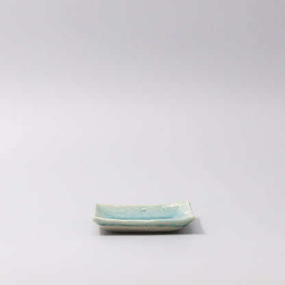 Sauce Dish 10cm Crackle Turquoise Glaze