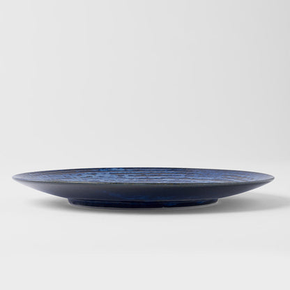 Dinner Plate 28cm Copper Swirl Glaze