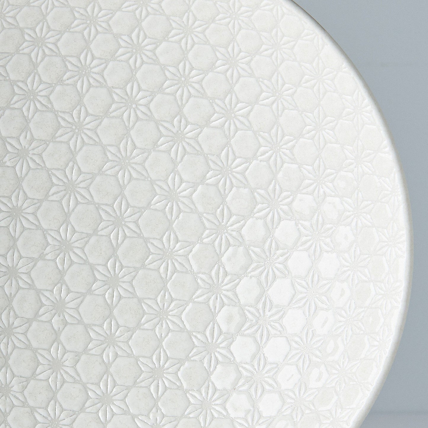 Ramen Bowl 24.5cm White Star Glaze