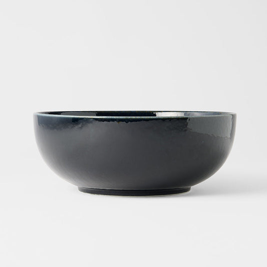 Serving Bowl 24cm Copper Swirl Glaze