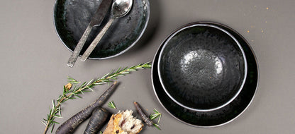 Serving Bowl 24cm Matt and Shiny Glaze