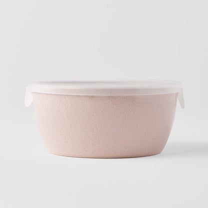 Bowl with Lid 13cm Sakura Pink Glaze