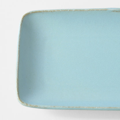 Sashimi Plate 29cm Soda Blue Glaze