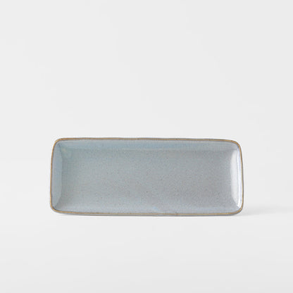 Sashimi Plate 29cm Steel Grey Glaze