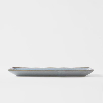 Sashimi Plate 29cm Steel Grey Glaze