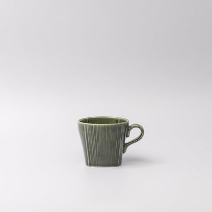 Mug 180ml Reeded Oribe Glaze