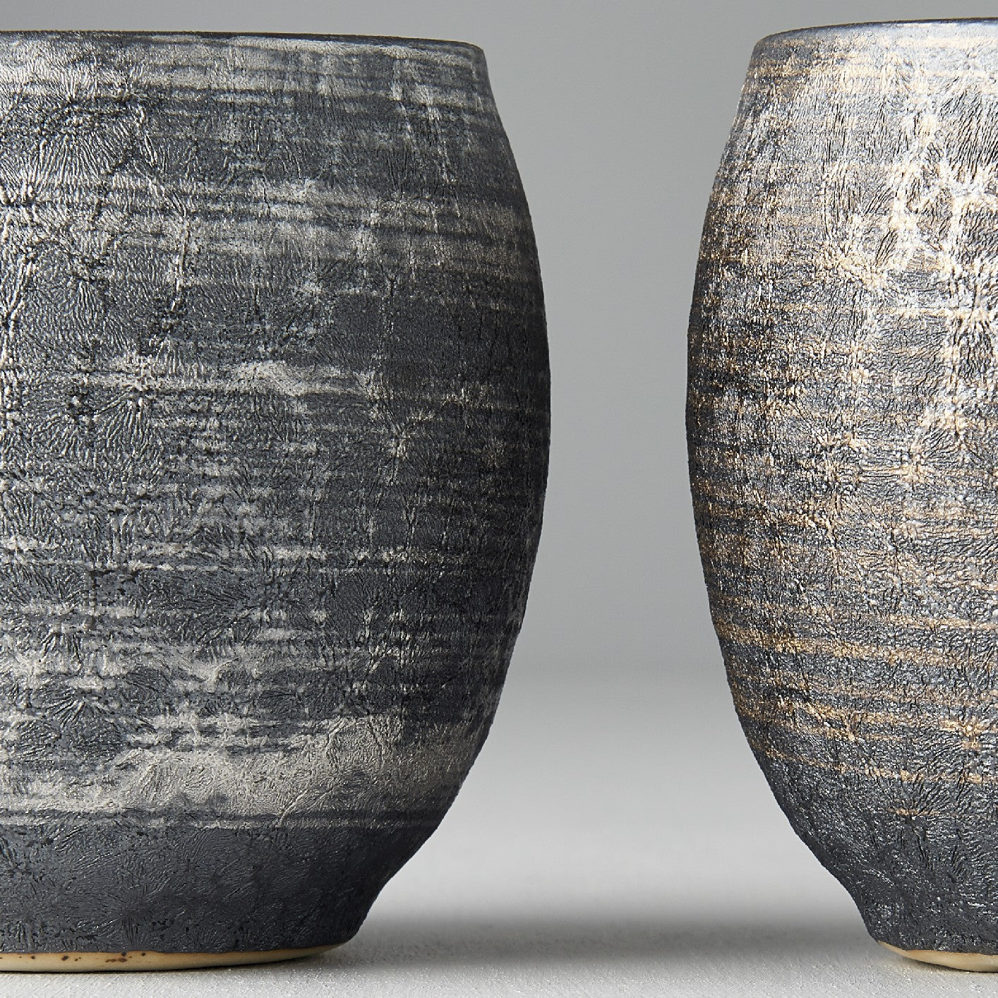 Cup Set Sho Chu 2pcs 320ml Silver Bronze Glaze