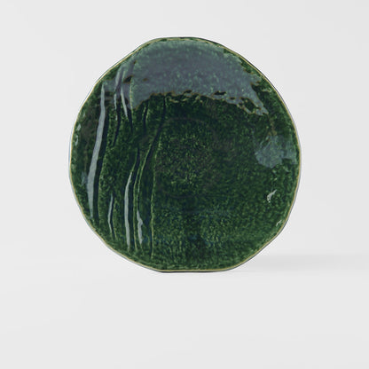 Dinner Plate Organic 27cm Oribe Green Glaze
