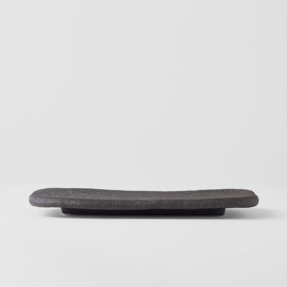 Plate Rectangular 22x13cm Stone Slab Design