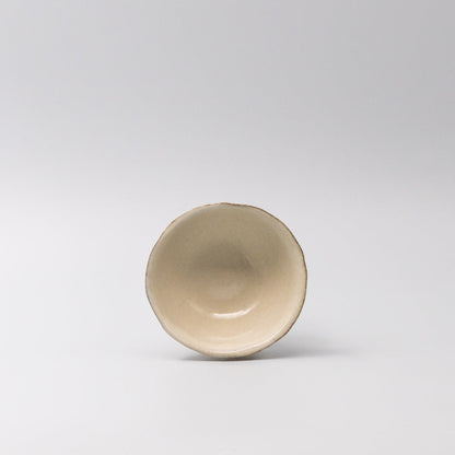 Lopsided Bowl 11cm Fawn Glaze