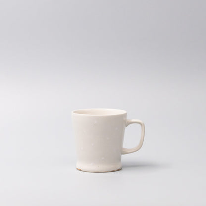 Mug 8.5cm White Dot Glaze
