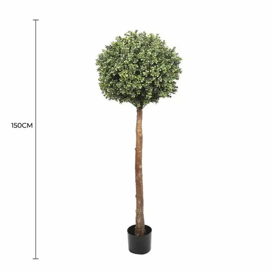 Single Ball Faux Topiary Tree 150cm UV Resistant