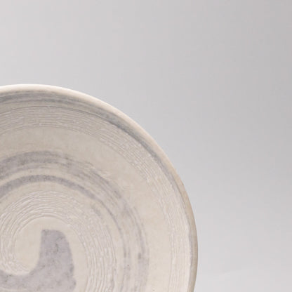 Dinner Plate 23cm Grey Swirl Glaze