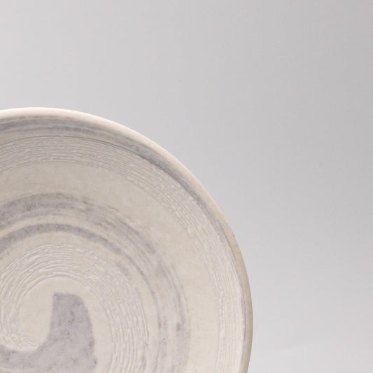 Dinner Plate 23cm Grey Swirl Glaze