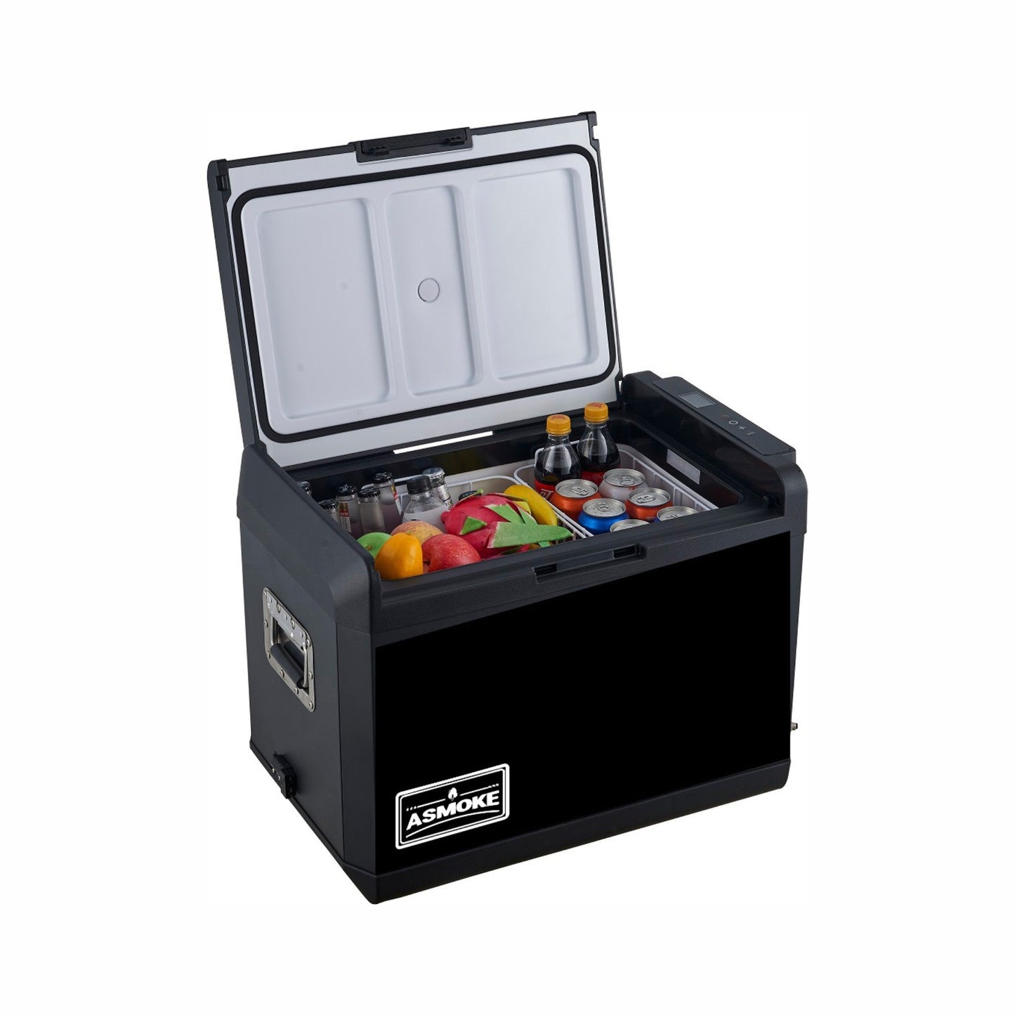 ASMOKE Essential Portable Wood Pellet Grill & 47L Mini Fridge Bundle + 5lb Apple Wood Pellets