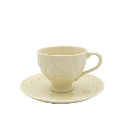 Faubourg Rose Embossed Cup and Saucer - 250ml