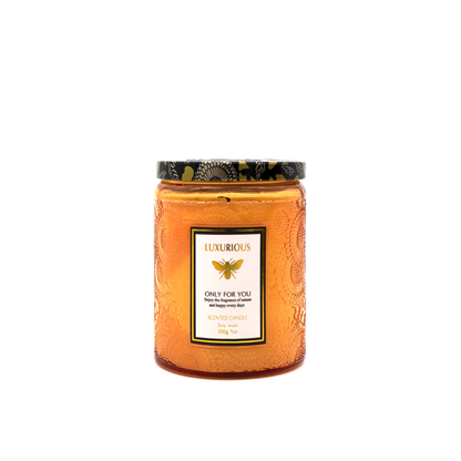 Faubourg Embossed Scented Candle amber