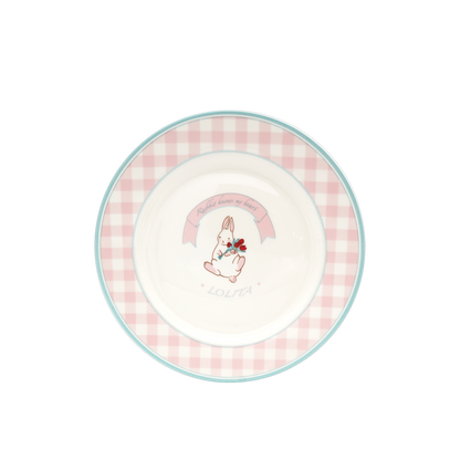 Rabbit Flat Plate blue