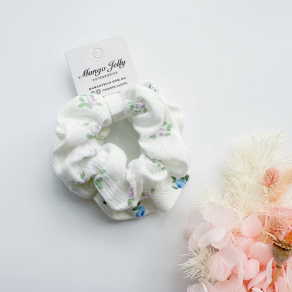 MANGO JELLY Scrunchies 2P - Tiny Roses