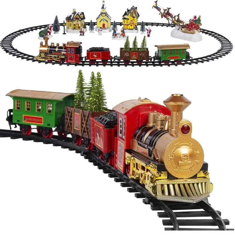 NNEOBA Christmas Village Train Set