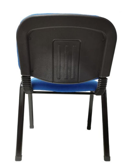 NNECN Stackable Office Conference Visitor and Community Chairs (Set of 7-Blue)