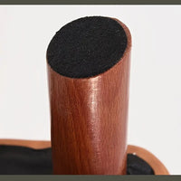 NNETM Elegant Hardwood Entryway Faux Leather Bench