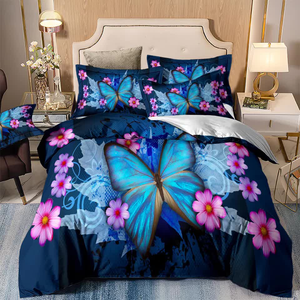 Minimalist Charm 3-Piece Duvet Cover Set - Fade Resistant-Queen