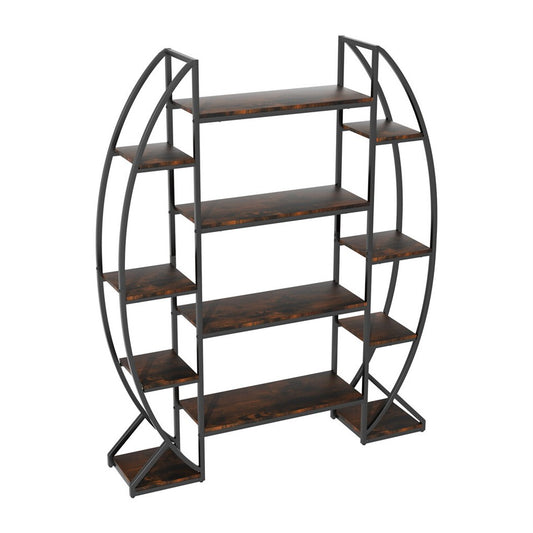 FIN 8Tier Jumbo Plant Stand Vase Shape Flower Bonsai Pot Display Rack Indoor Outdoor