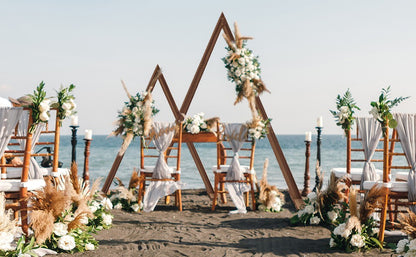 Set of 2 Nesting Wood Wedding Arch Huge Decorative Garden Wedding Backdrop Stand