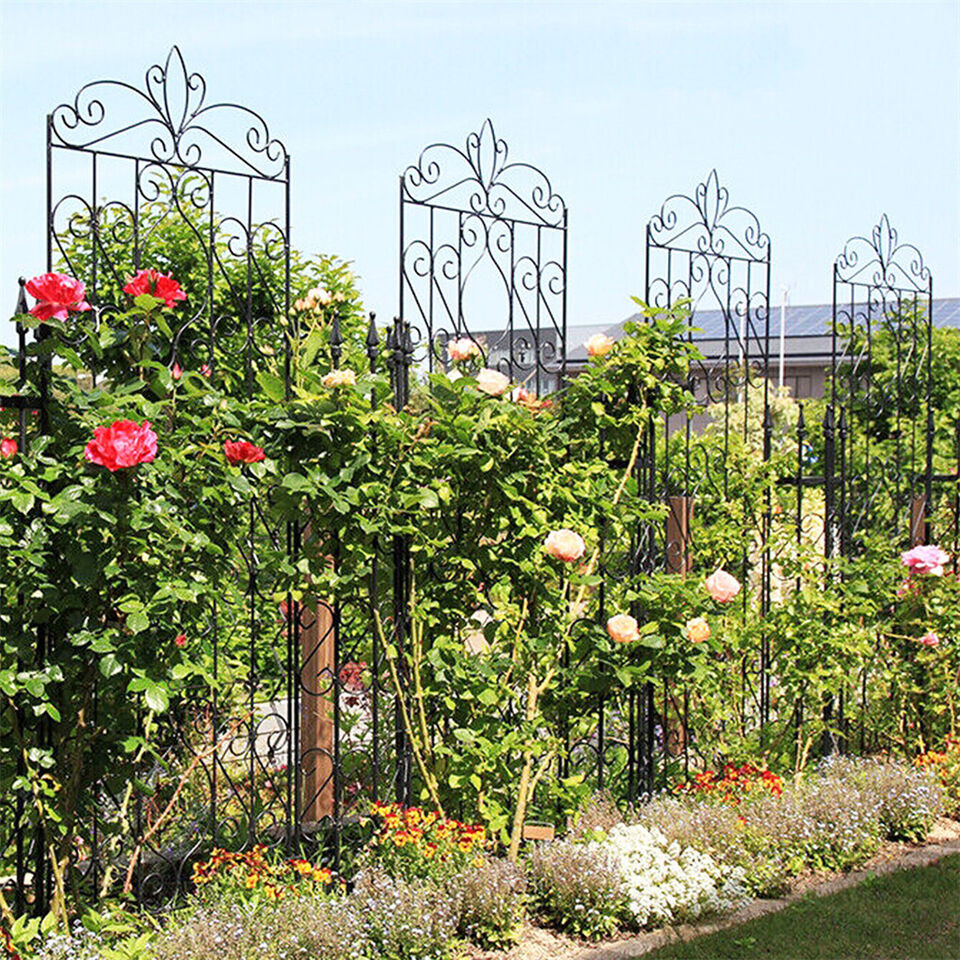 Large Metal Garden Trellis for Outdoor Yard & Patio