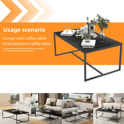 Elegant Heavy Duty Stone Coffee & Side Table