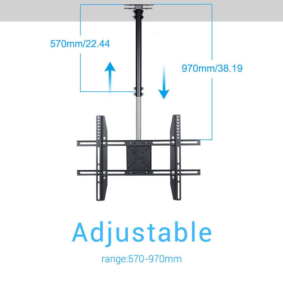 Ceiling Wall Mount TV Bracket 30- 65" with Tilt Feature & 180 Rotate For Samsung