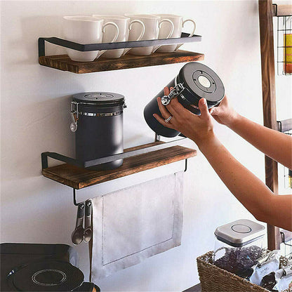 2-Tier Kitchen Spice Rack Storage Organizer Seasoning Bottle Stand Shelf Holder