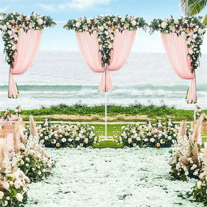 3M*6M Telescopic Wedding Backdrop Stand Balloon Curtain Hanging Pipe Background