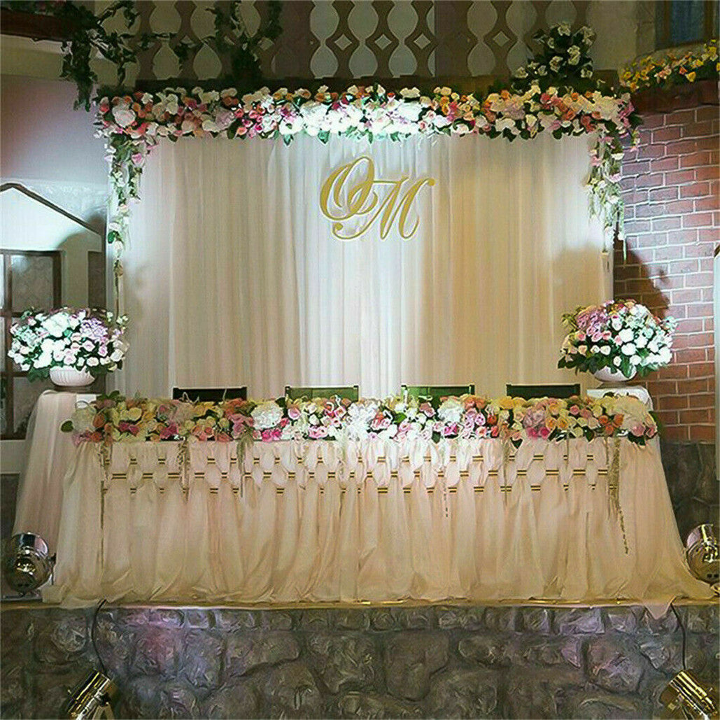 3M*6M Telescopic Wedding Backdrop Stand Balloon Curtain Hanging Pipe Background