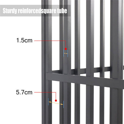 Heavy Duty Dog Cage with Lock & Bottom Tray