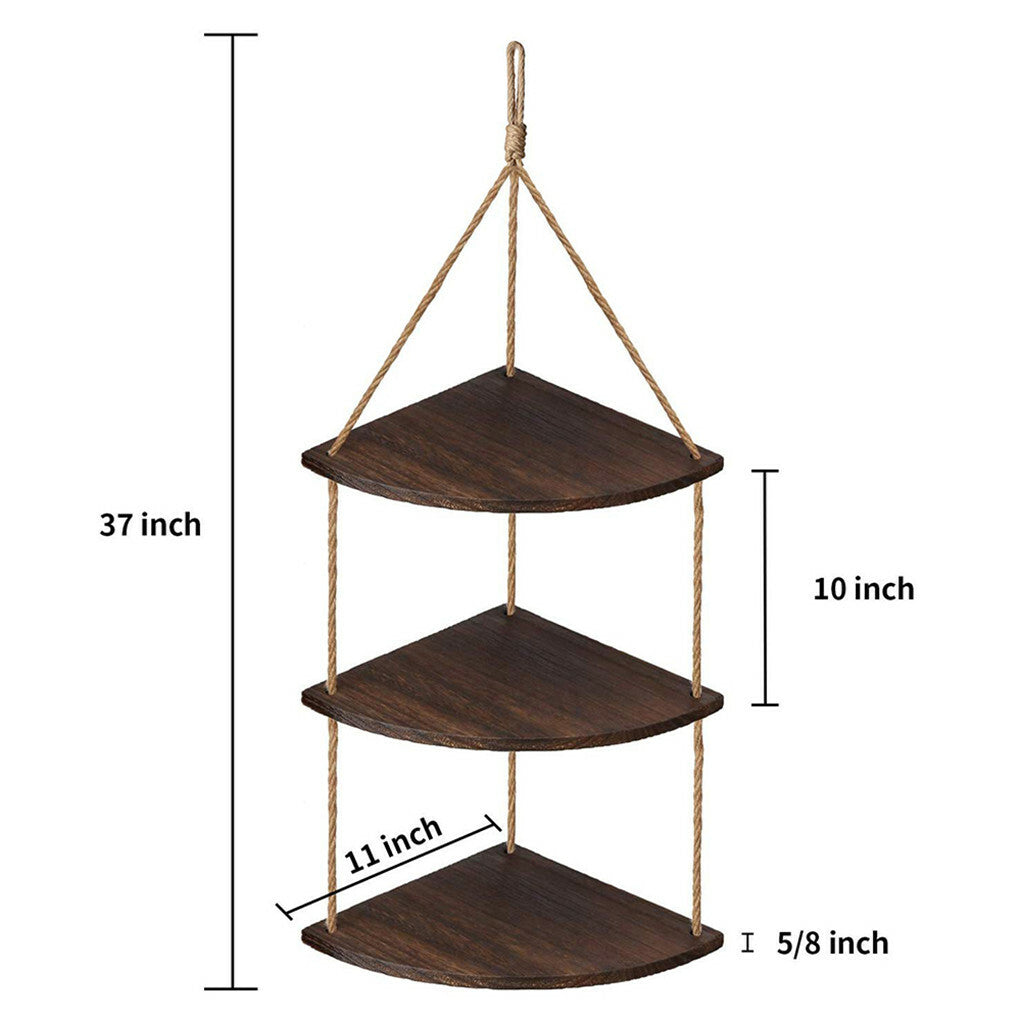 Bohemian Hanging Shelf Organizer