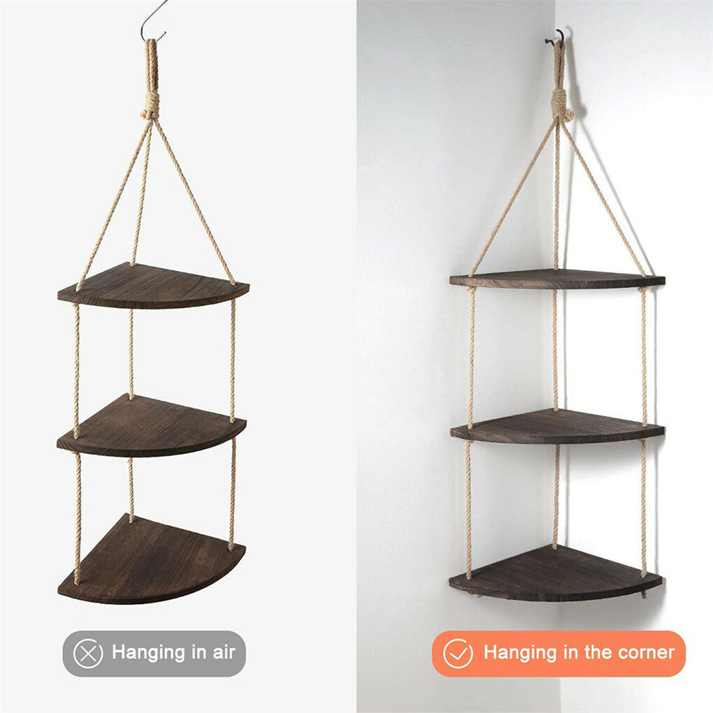 Bohemian Hanging Shelf Organizer