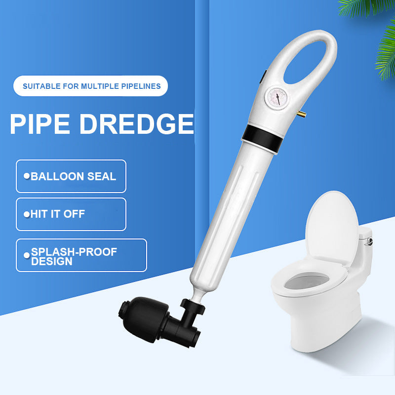 Powerful Air Drain Blaster Plunger for Toilet, Sink, and Floor Drains