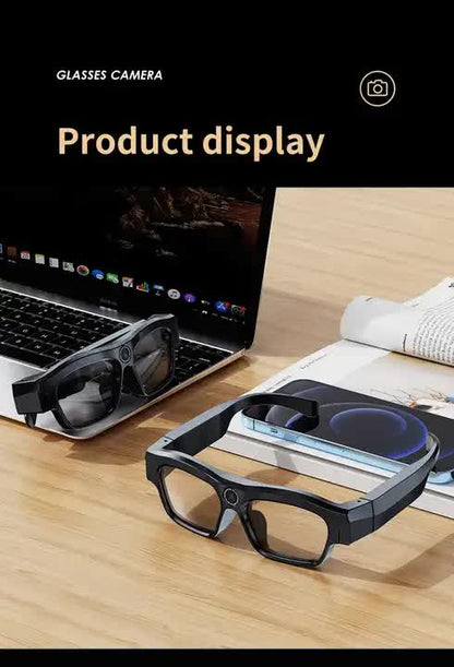 4K Smart Bluetooth Glasses with Camera, 32GB Storage, Multifunctional Video Recording and Live Streaming Glasses