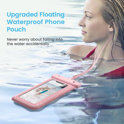 Black Floating Waterproof Phone Pouch - Secure and Durable