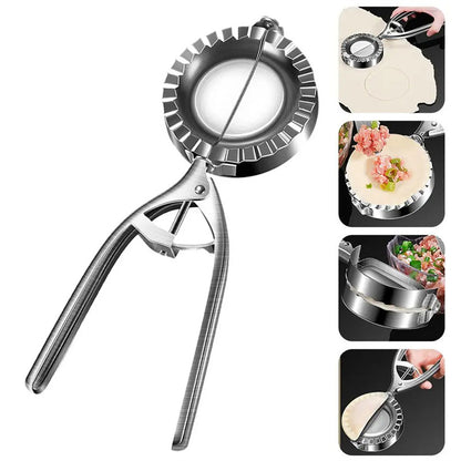 Stainless Steel Dumpling Maker with Handle - 304 Food-Grade Material